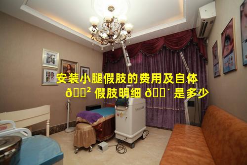 安装小腿假肢的费用及自体 🌲 假肢明细 🌴 是多少